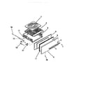 Frigidaire GG32PCW0 broiler drawer, panels diagram
