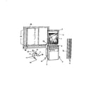 Frigidaire AHW1238D2 window mounting parts("slider model) diagram