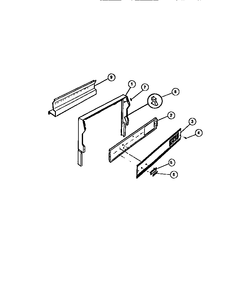 Tappan 32-1148-00-01 backguard diagram
