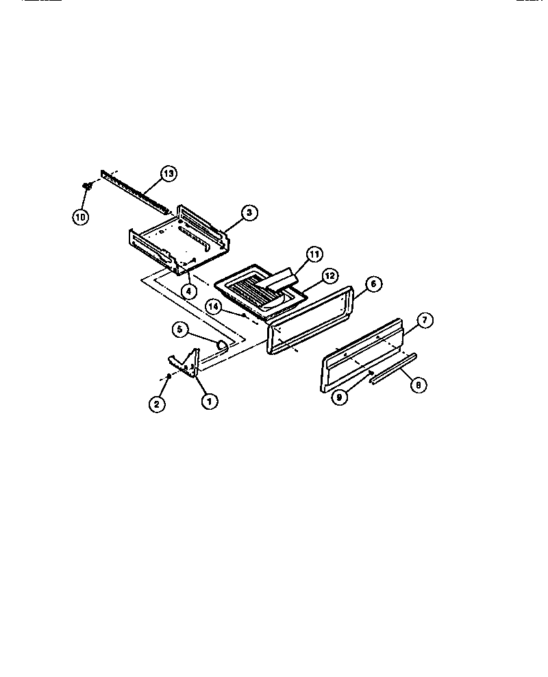 Tappan 32-1148-00-01 broiler including door diagram