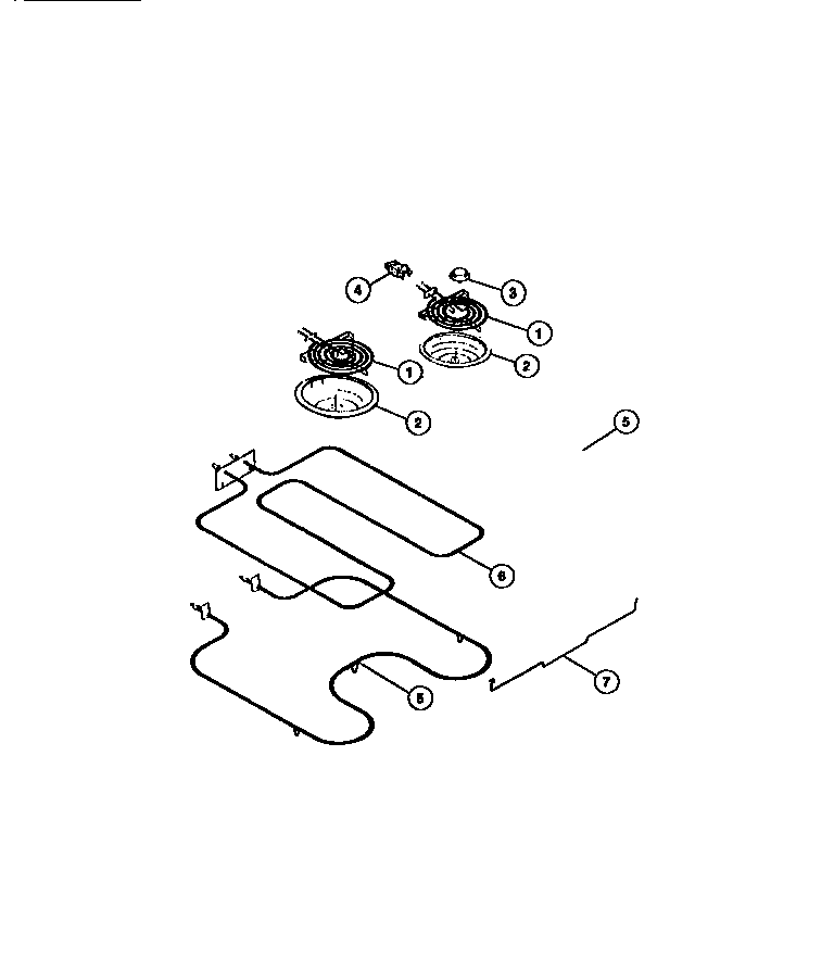Tappan 73-7857-23-04 burner diagram