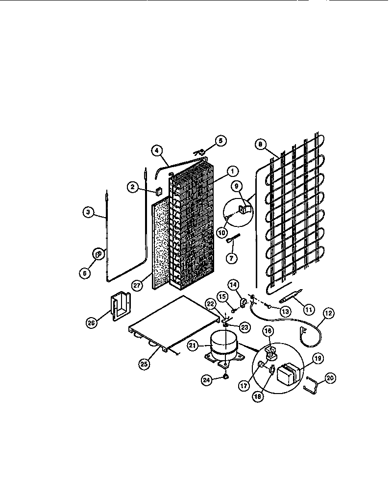 Gibson RS22F7DU1D system and automatic defrost diagram