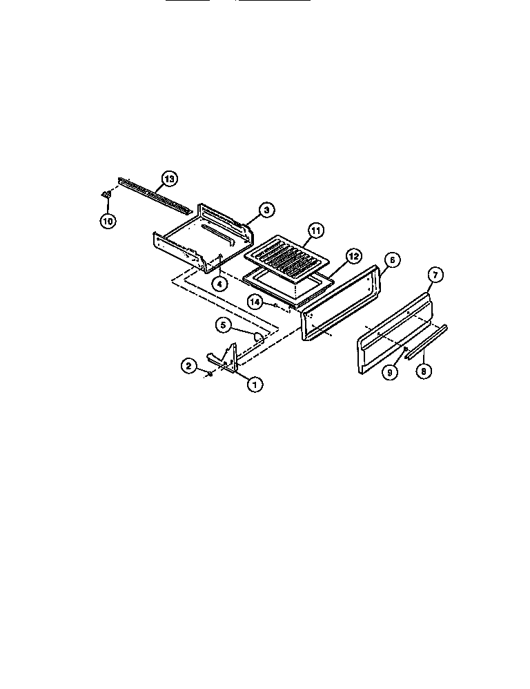 Gibson CGC3M6DXE broiler drawer diagram
