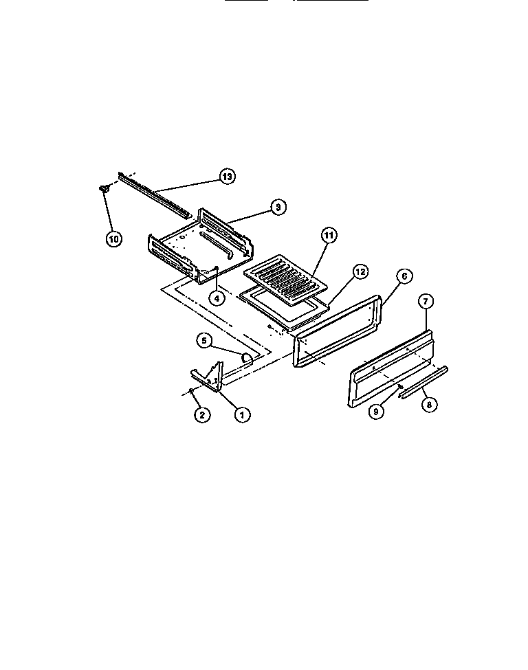 Gibson CGC1M1DXE broiler drawer diagram