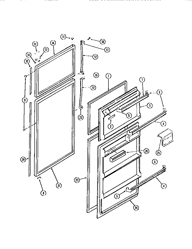 Gibson RT19F6YT3B door diagram