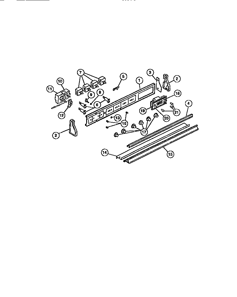 White-Westinghouse KS860GDK4 backguard diagram