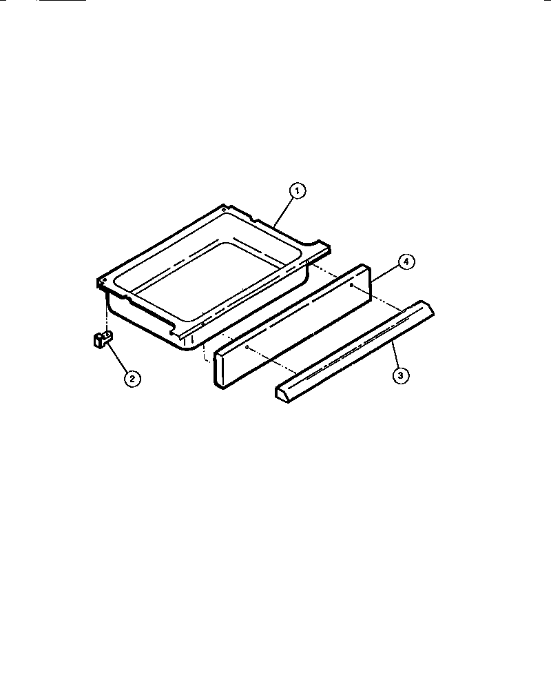 White-Westinghouse KS860GDK4 drawer diagram
