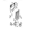 Gibson RD17F2WT3A system & automatic defrost parts diagram