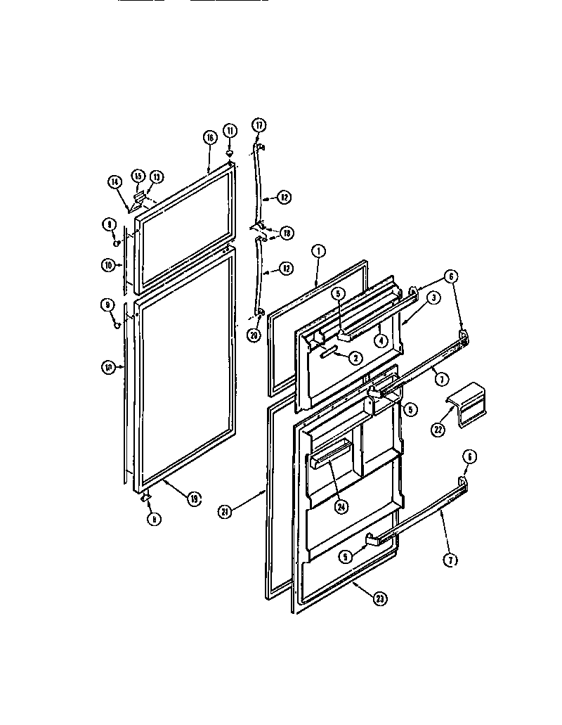 Gibson RD17F6FT3A door diagram