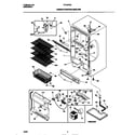 Frigidaire FFU20F9CW0 cabinet/control/shelves diagram