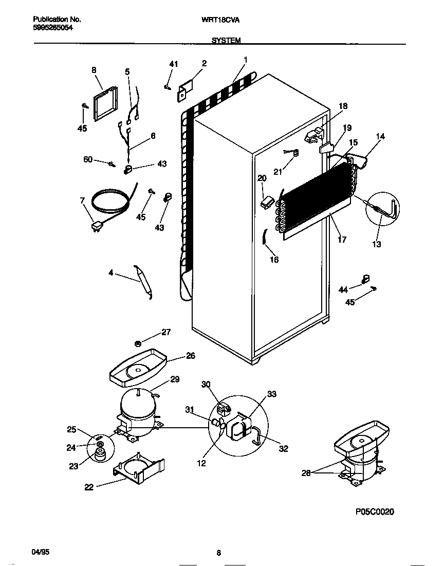 White-Westinghouse WRT18CVAD2 system diagram