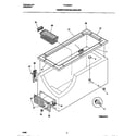 Frigidaire FFC09M5CW0 cabinet/control/shelves diagram