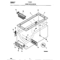 Frigidaire FFC23M7CW0 cabinet/control/shelves diagram