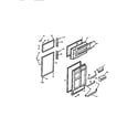 Frigidaire FPD19TPH0 door diagram