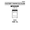 Frigidaire FDG436RBS1 cover page diagram