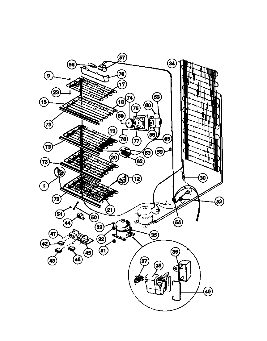 Gibson GFU21M9AW4 system diagram