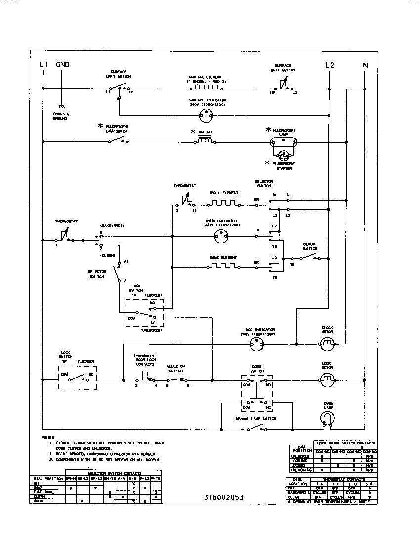 Gibson GEF354BBWB wiring diagram diagram