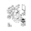 Frigidaire FEF350SAWD body diagram