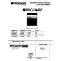 Frigidaire FEF357BADC cover diagram