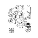Frigidaire FEF357BADC body diagram