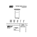 Frigidaire ATN152HK0 top mount refrigerator diagram
