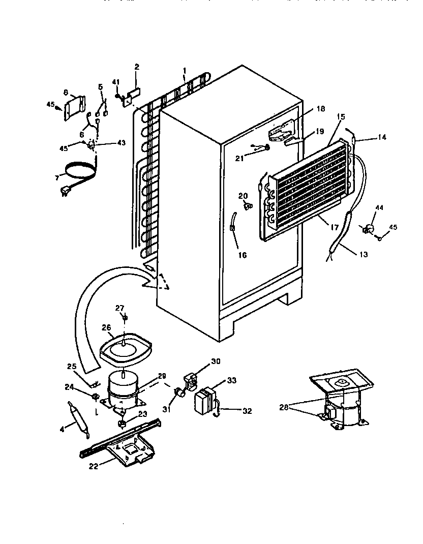 Frigidaire ATL152HK0 cooling system diagram