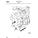 Frigidaire FRT22RGCB0 cabinet diagram
