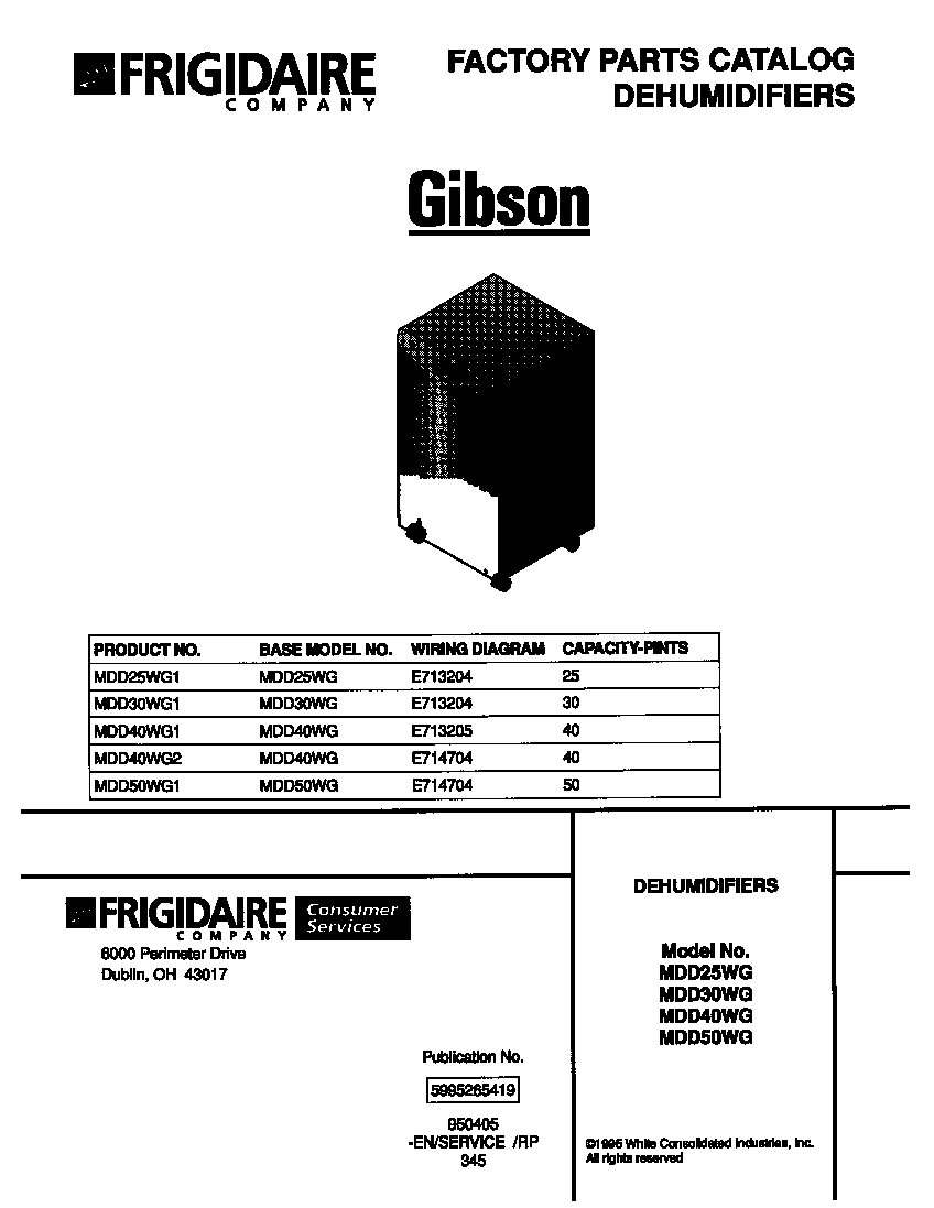 Gibson MDD40WG1 cover diagram