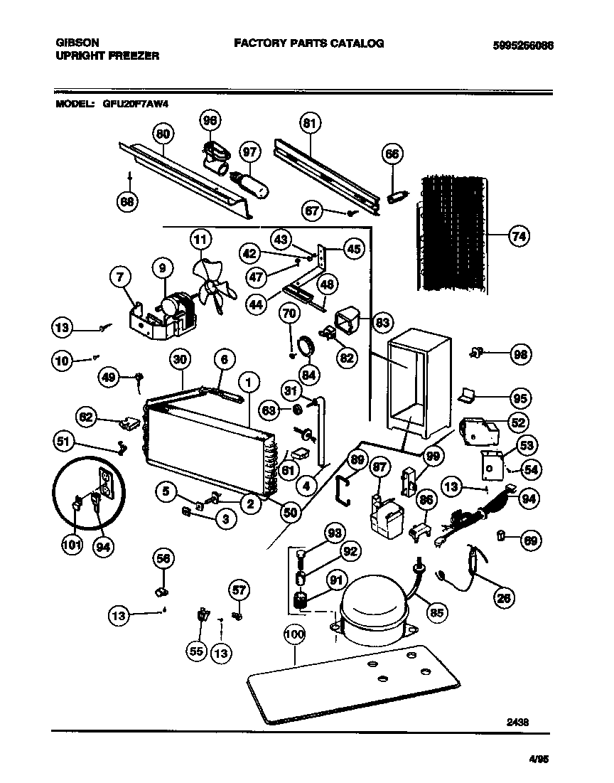 Gibson GFU20F7AW4 system diagram
