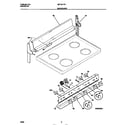 Universal/Multiflex (Frigidaire) MEF301PBDB backguard diagram