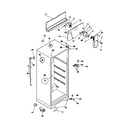 Universal/Multiflex (Frigidaire) MRT18CSCW0 cabinet diagram