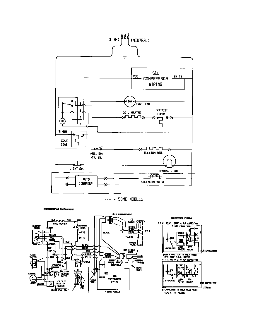Universal/Multiflex (Frigidaire) MRT21TNBD2 wiring diagram diagram