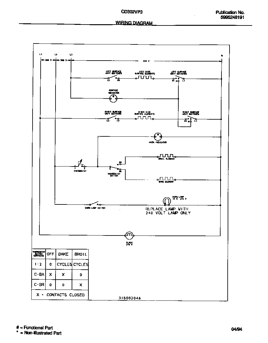 Kelvinator CD302VP3W02 wiring diagram diagram