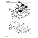Frigidaire FEF311SAWC top/drawer diagram
