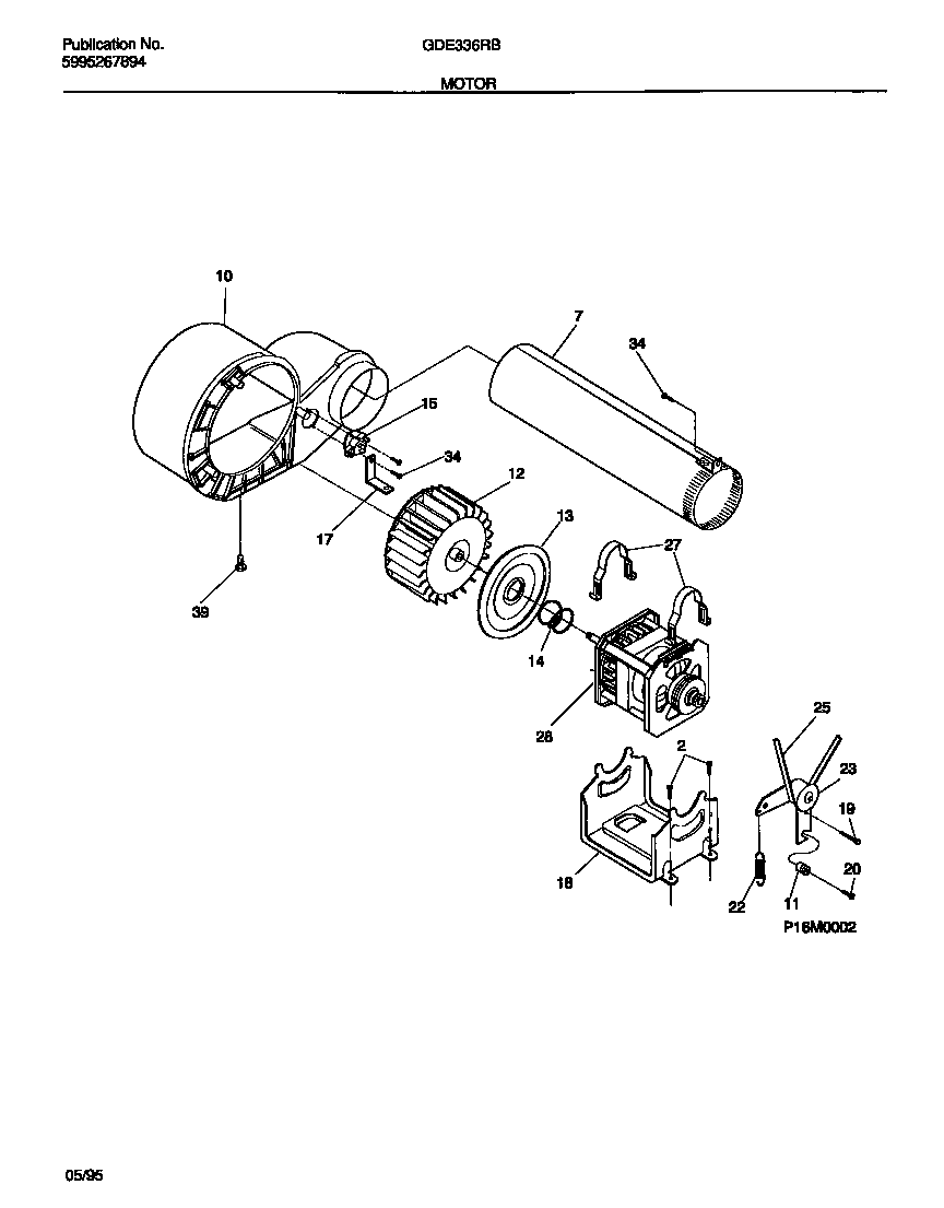Gibson GDE336RBS0 motor diagram