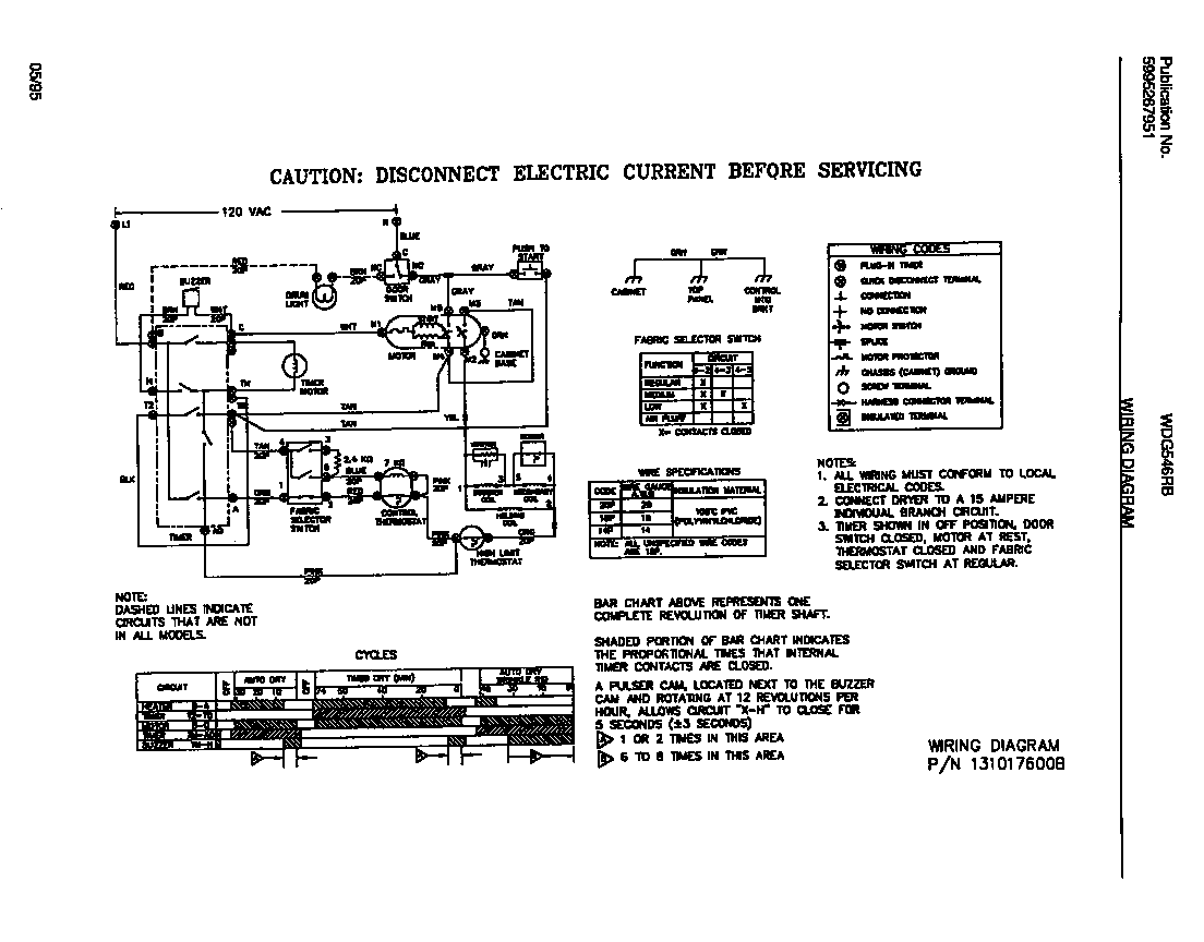 White-Westinghouse WDG546RBS0 wiring diagram diagram