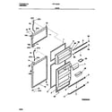 Frigidaire FRT13CNCW0 door diagram