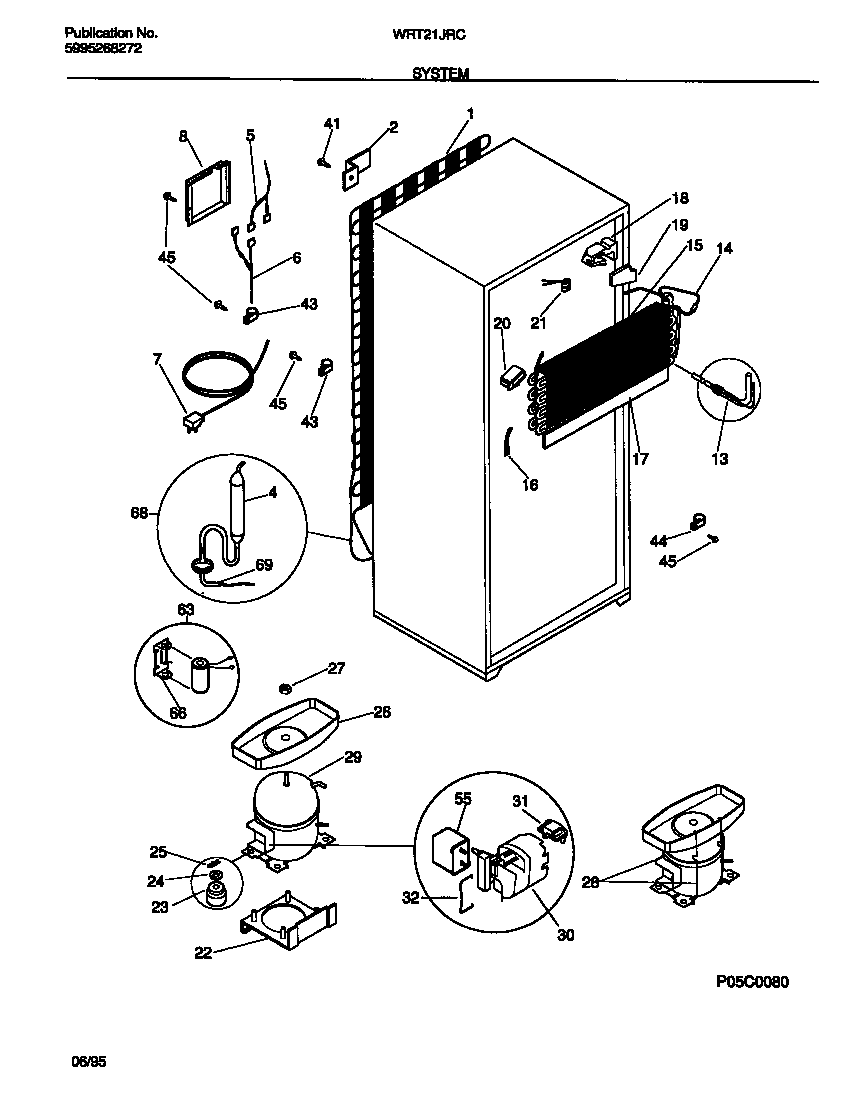 White-Westinghouse WRT21JRCD0 system diagram
