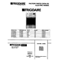 Frigidaire FEF322CASC cover diagram