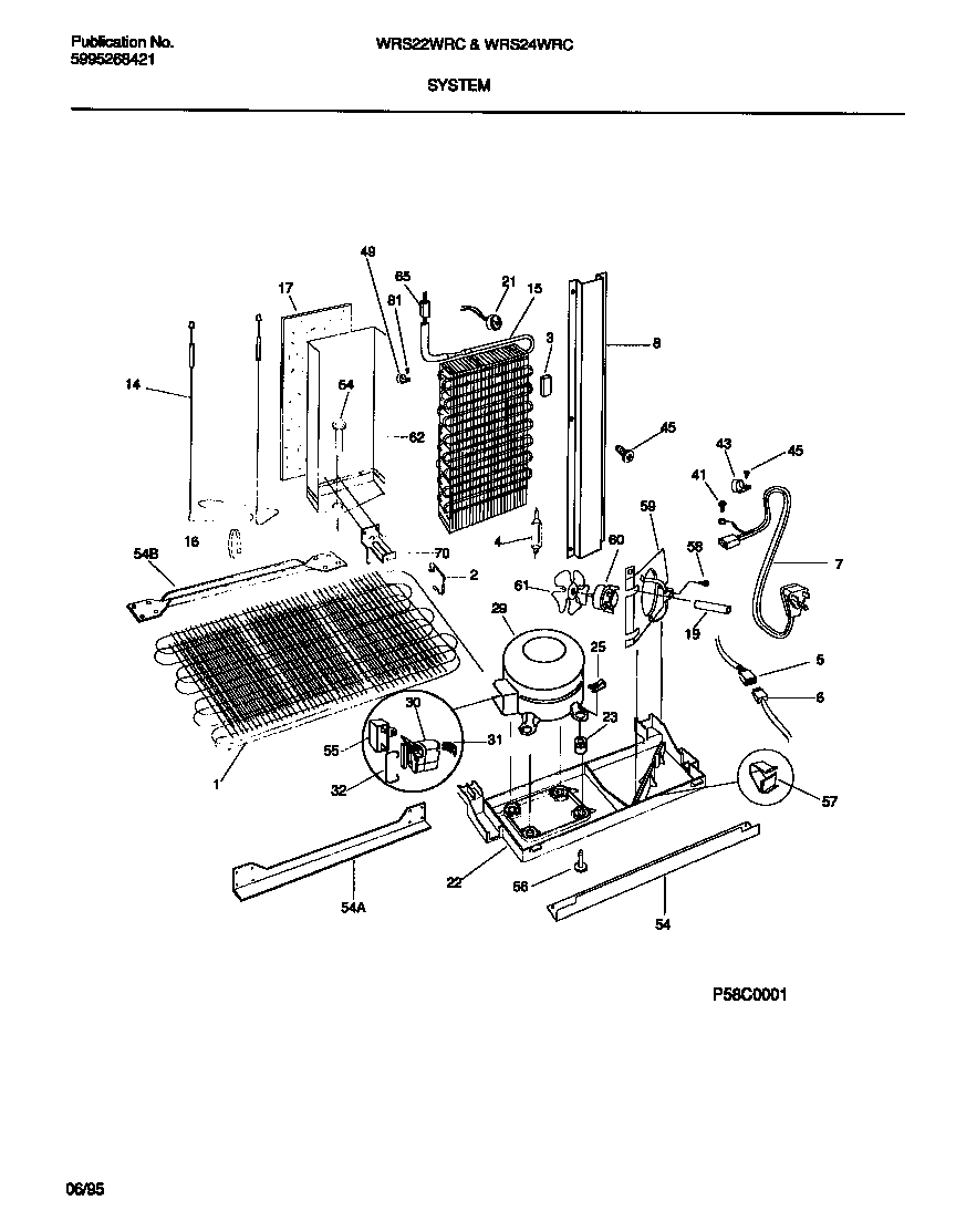 White-Westinghouse WRS22WRCW0 system diagram