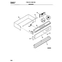 Frigidaire FGB557BBBA backguard diagram