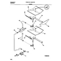 Frigidaire FGB557BBBA burner diagram