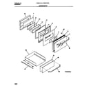 Frigidaire FGB557BBBA drawer/door diagram