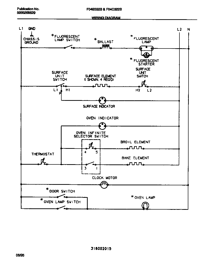 Frigidaire F04B322BDB wiring diagram diagram