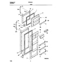 White-Westinghouse WRT22NRCD0 door diagram