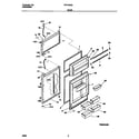 Frigidaire FRT16RSCD0 door diagram