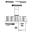 Frigidaire FRT22TGCD1 cover diagram
