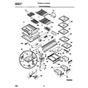 Frigidaire FRT22TGCD1 shelves/controls diagram