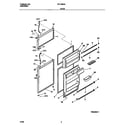 Frigidaire FRT18NRCD0 door diagram