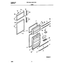 White-Westinghouse WRT18DGCZ1 door diagram